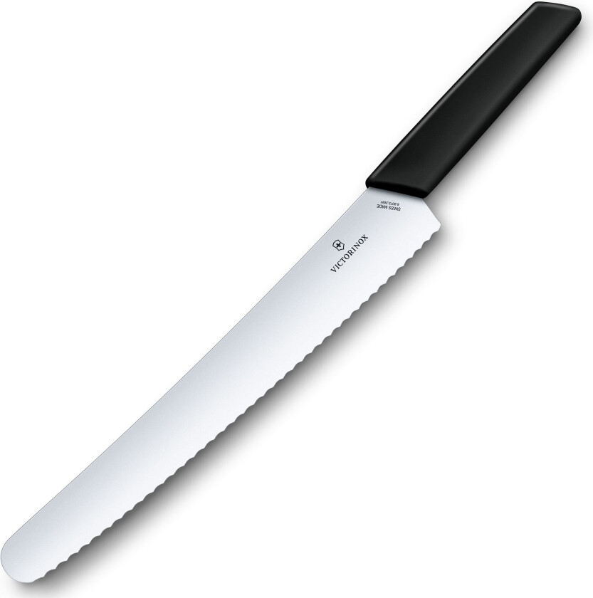 Swiss Modern Brødkniv 26 cm, Svart