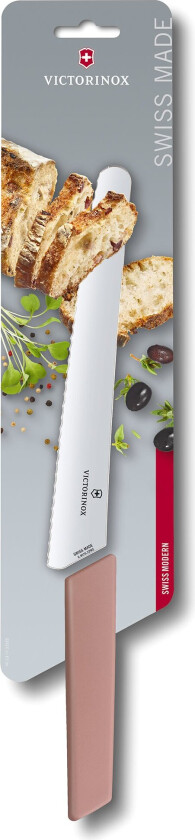 Swiss Modern Brødkniv 22 cm, Aprikos