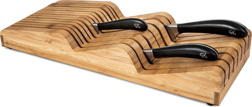 Bilde av Signature Bamboo Knivblokk For Skuff 3 Kniver