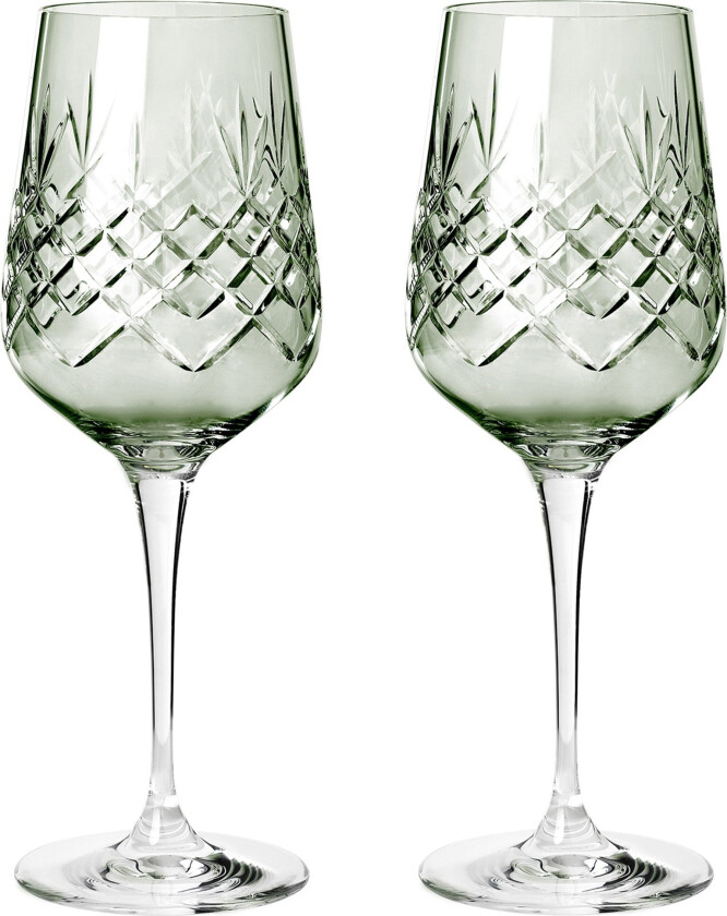 Crispy Monsieur Rødvinsglass 2 stk, Emerald