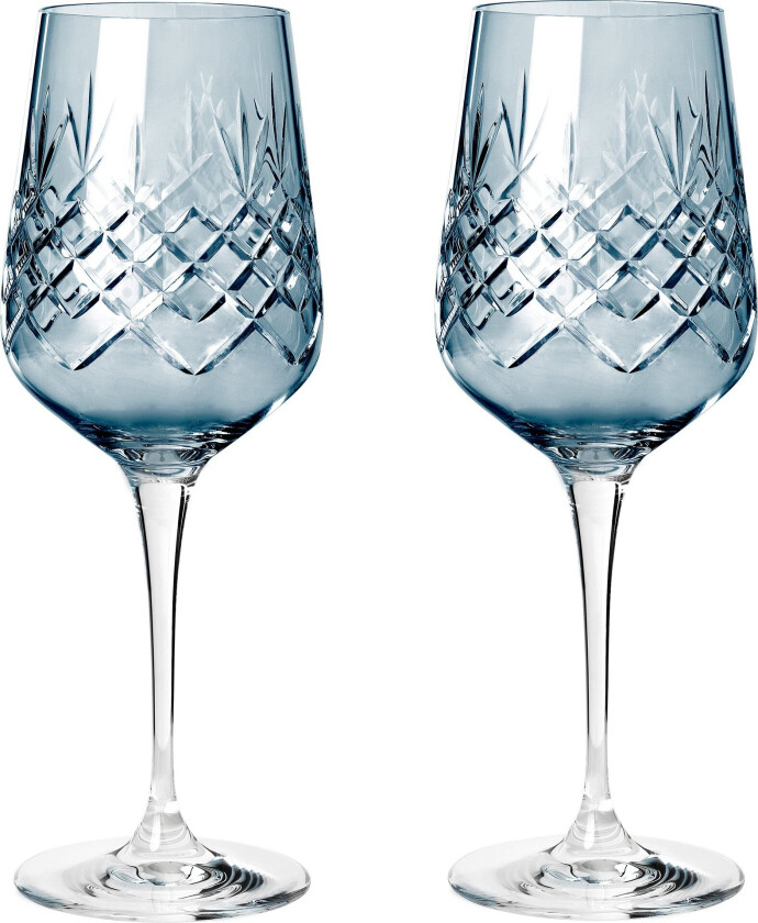 Crispy Madame Hvitvinglass 2 stk, Sapphire