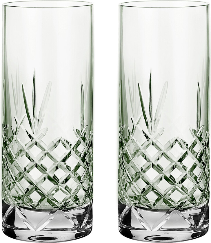 Crispy Highball Glass 2 stk, Emerald