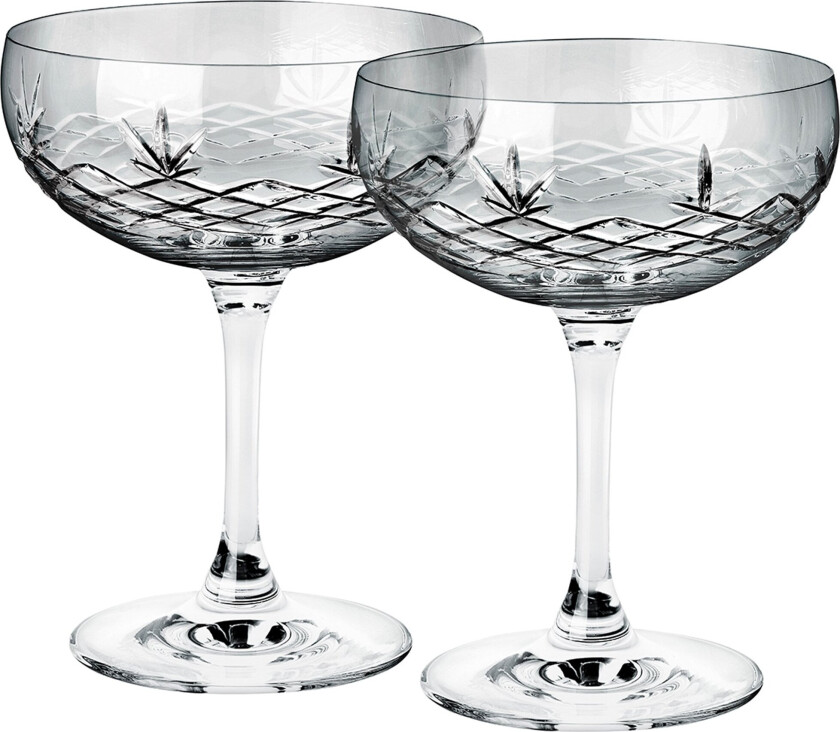 Crispy Gatsby Champagneglass 2 stk, Dark