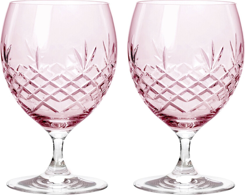 Crispy Eightball Glass 2 stk, Topaz
