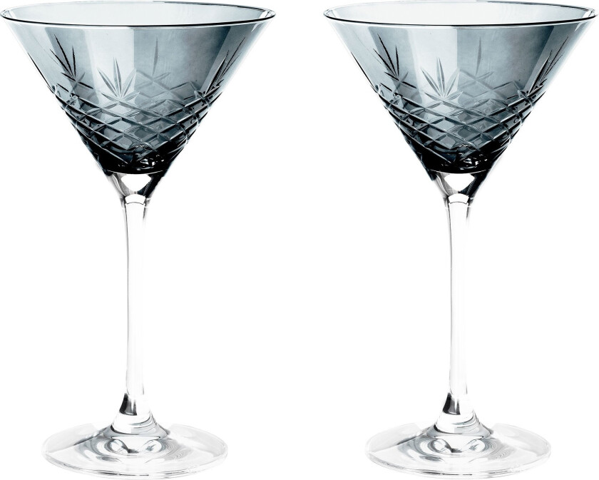 Crispy Cocktail Glass 2 stk, Sapphire