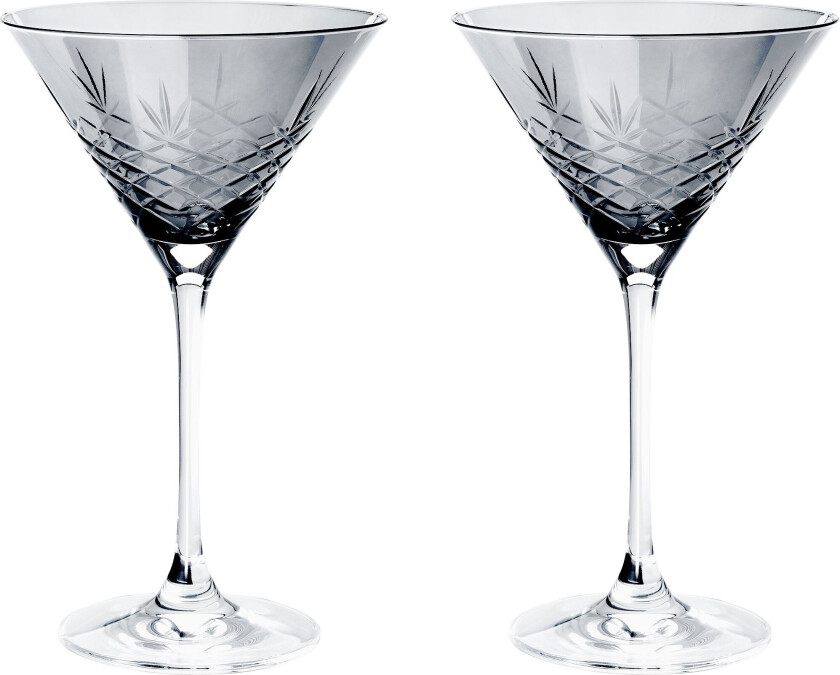 Crispy Cocktail Glass 2 stk, Dark