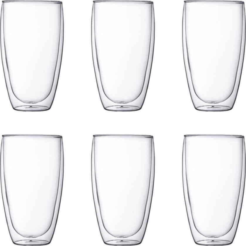 Pavina dobbeltvegget Glass 45 cl 6 stk.