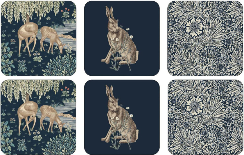 Wightwick Glassunderlag 6 stk