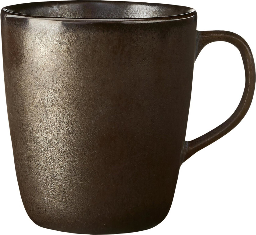 RAW Kopp med hank 35 cl, Metallic Brun