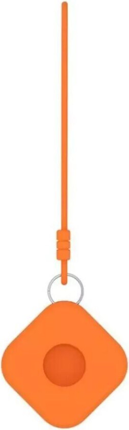 Bilde av AirTag Drop-Proof Silikondeksel med Stropp - Oransje