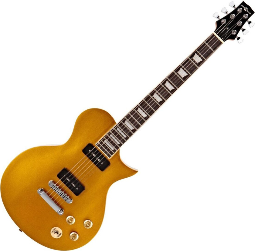 Gear4Music New Jersey Select Electric Guitar by Gear4music Glorious Gold