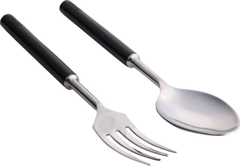 Salatbestikk Tre Svart