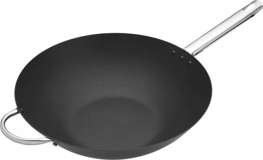 Professionell Wok Karbonstål 35,5 cm Non-stick