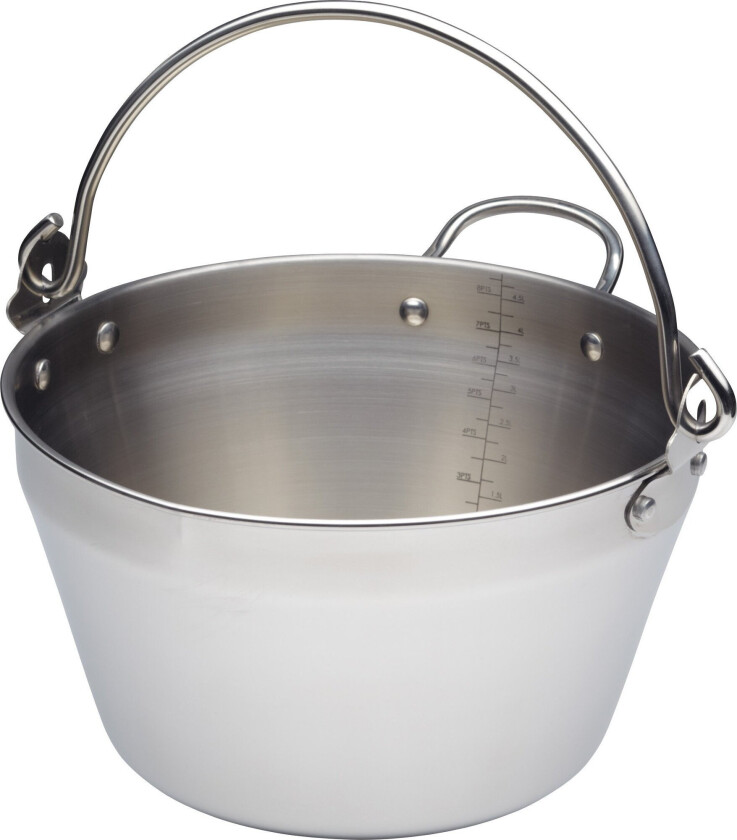Syltetøygryte 4.5 l 26 cm Rustfritt Stål