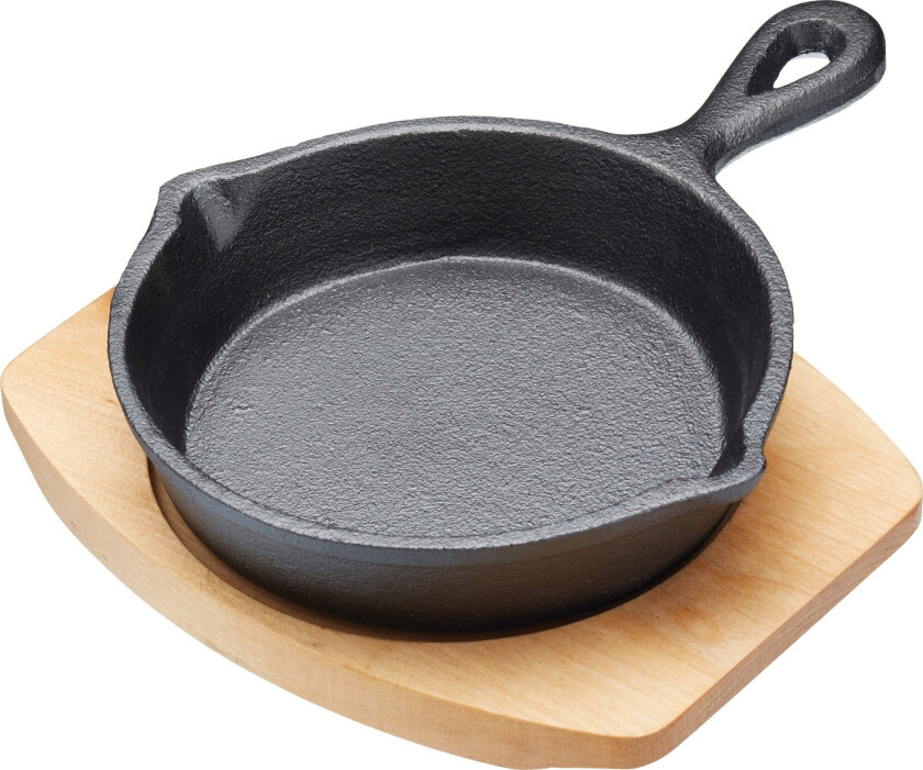 Mini Serverings Støpejernspanne