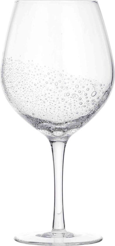 'Bubble' Munnblåst rødvinsglass