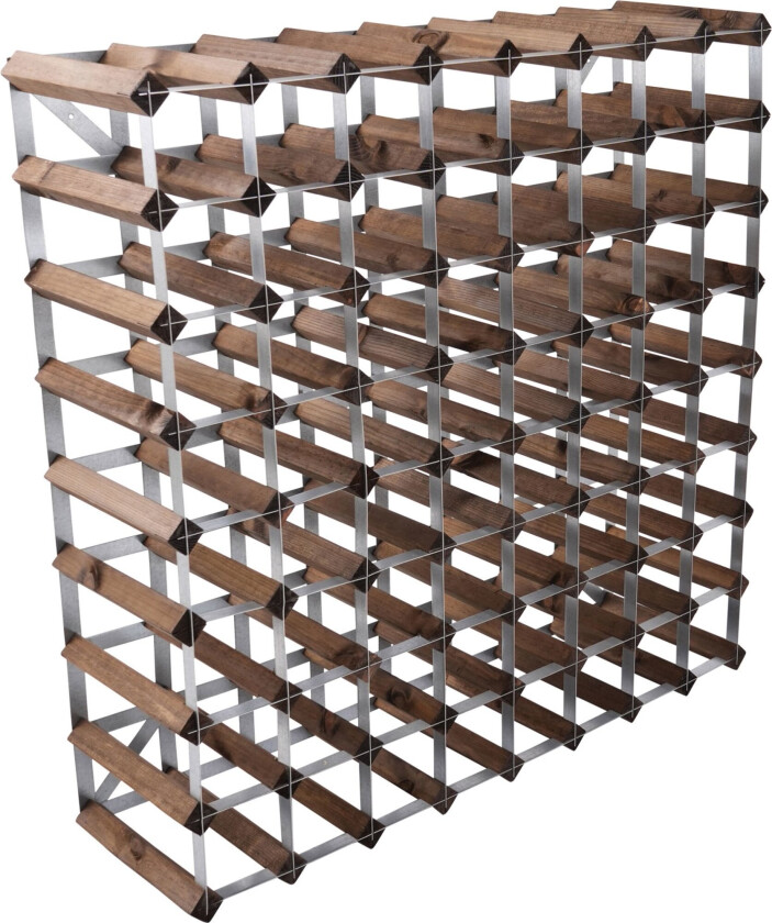 Bilde av Vinstativ Påbyggingsbart 72 Flasker Dark Oak