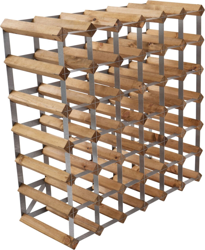 Vinstativ Påbyggingsbart 42 Flasker Light Oak
