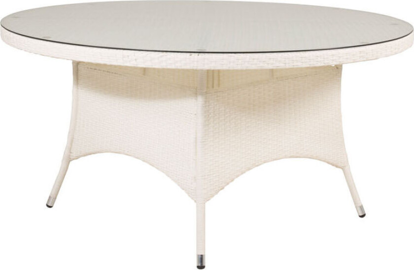 hagebord Ø150cm hvit.