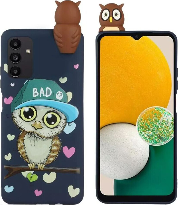 Samsung Galaxy A34 (5G) Fleksibelt Plastdeksel 3D - Ugle
