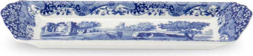 Blue Italian Brett Melamin 38,5 x 16,5 cm