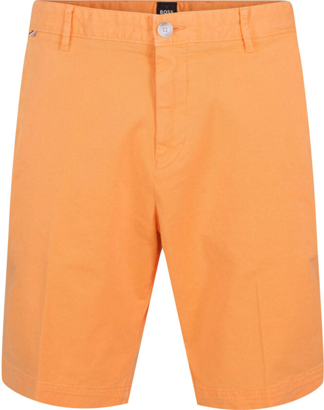 SLIM-FIT STRETCH-COTTON SHORTS Oransje, 52