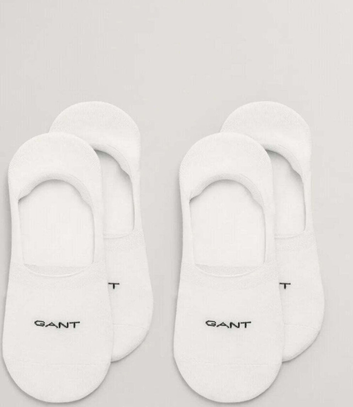 INVISIBLE SOCK 2PK Hvit