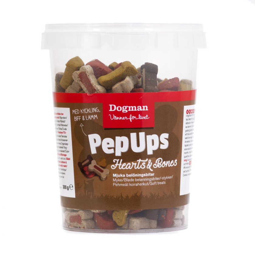 Hundesnacks Hearts Bones Mix 300g