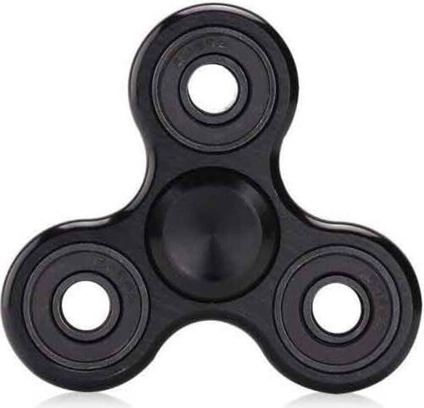 Fidget Spinner Aluminimum Svart