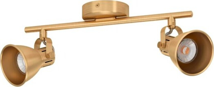 Seras brushed brass gold