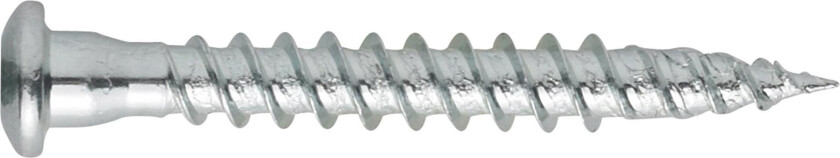 Beslagskrue, Elforzinket, Tx20, 5,0 X 40 Mm, 2000 Stk.