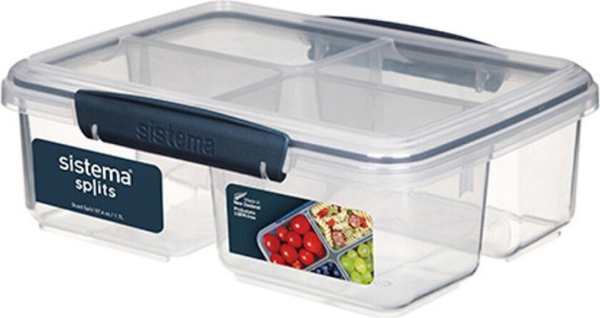 - Klip IT - Rectangular Quad Split 1.74L.