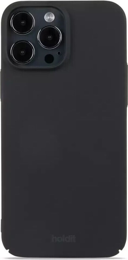 Holdit iPhone 13 Pro Max Slim Plast Deksel - Black