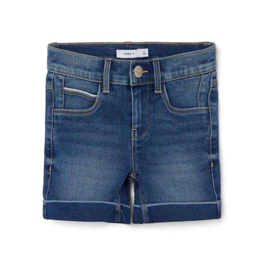 Name It Salli 8422 Denim Shorts Til Barn, Medium Blue Denim