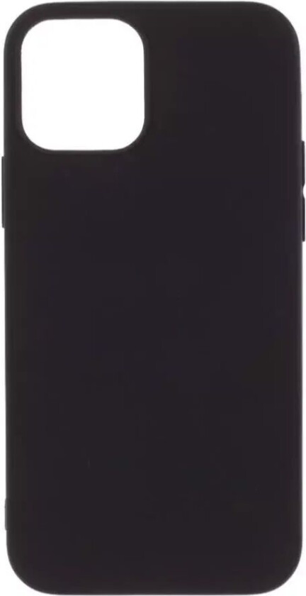 iPhone 12 / 12 Pro Mat Fleksibel Deksel - Svart