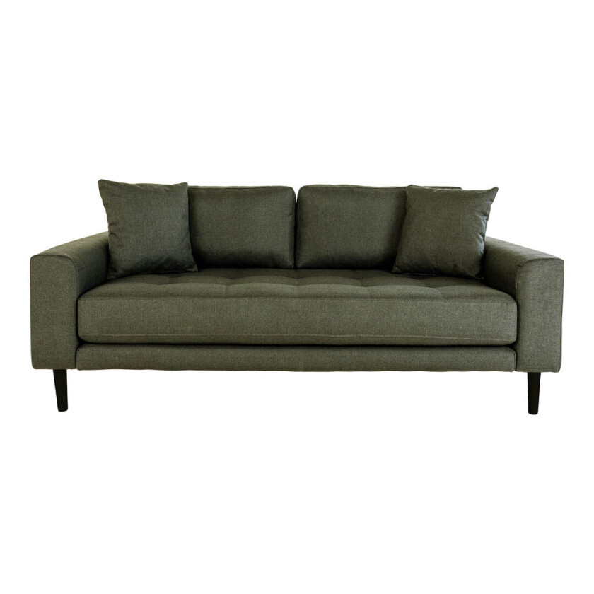 Lido sofa 2,5 seter 2 puter grønn.