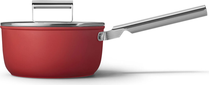SMEG Ckfs2011rdm, 2,7 L, Rund, Rød, Aluminium, Rustfritt Stål, Ptfe, Rustfritt Stål