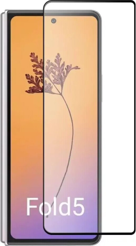 Samsung Galaxy Z Fold5 (5G) Beskyttelsesglass - Full -Fit - Skjermbeskytter - Svart