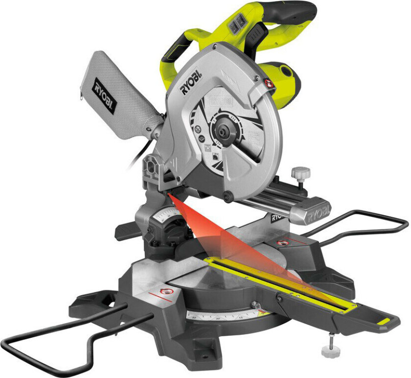 Ryobi Ems254l - Skyvbar Kombigjæresag - 2000 W - 254 Mm