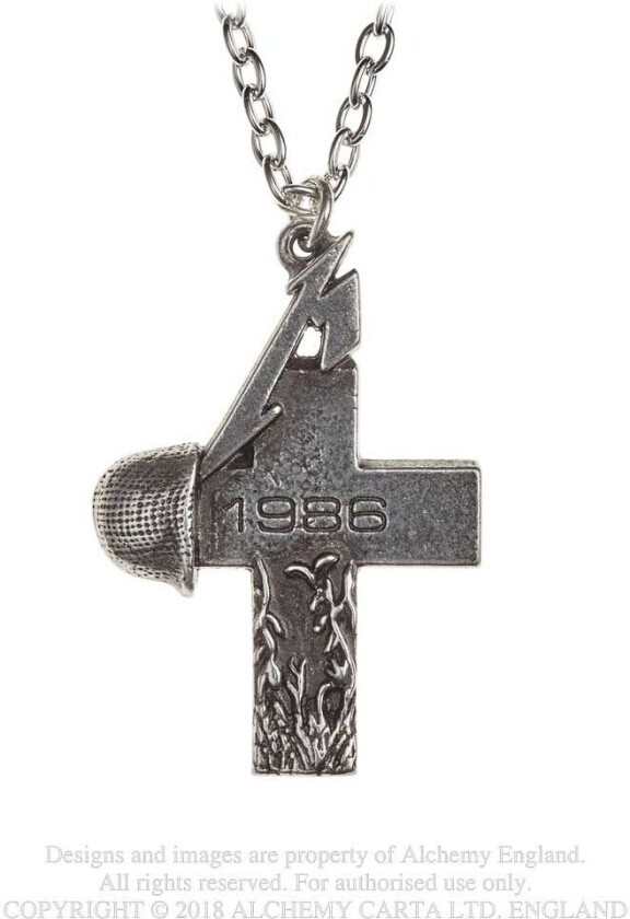 Pendant: Master of Puppets 1986 Cross