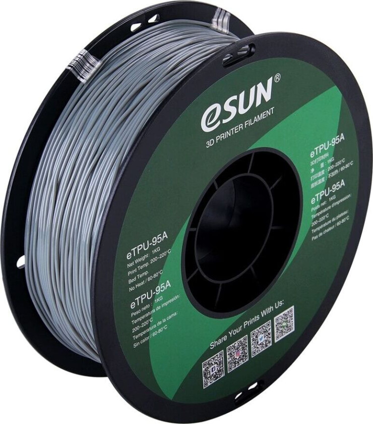 eSUN eTPU 1.75mm 1kg - Grey