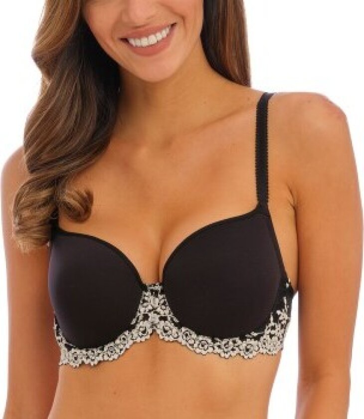 BH Embrace Lace T-Shirt Bra Svart D 65 Dame