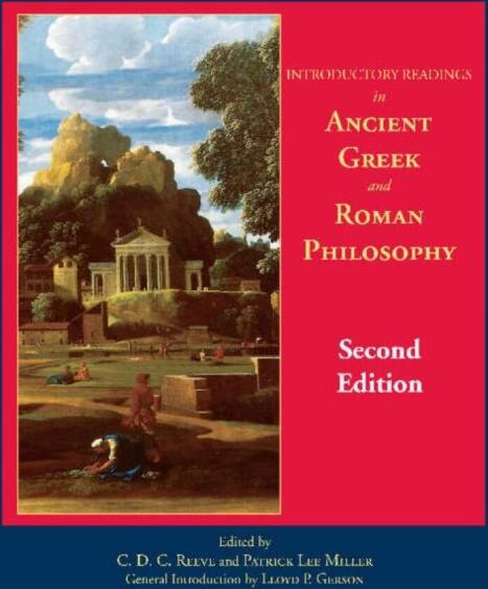 Introductory Readings In Ancient Greek And Roman Philosophy Av Lloyd P. Gerson
