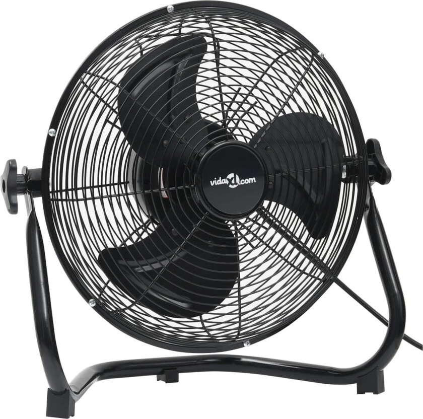 Gulvvifte 3 hastigheter 60 cm 120 W svart