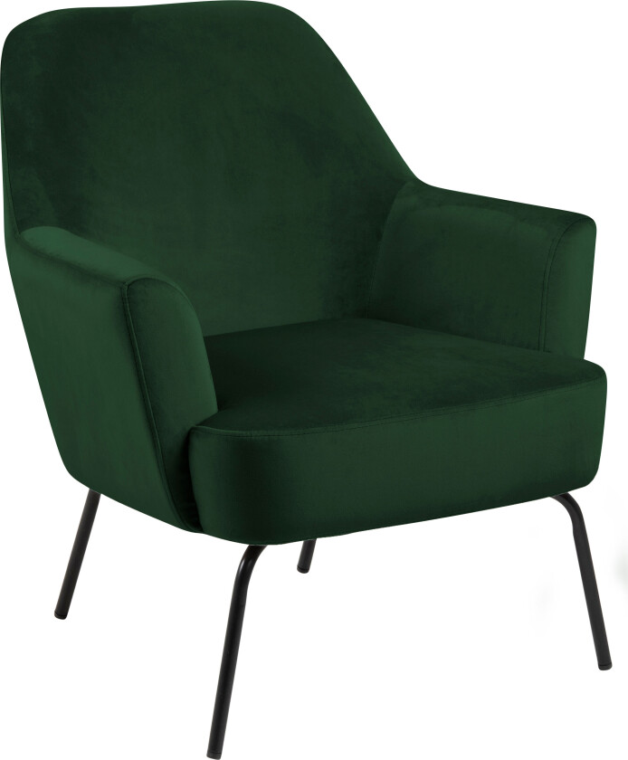 Melissa lenestol velour grønn.