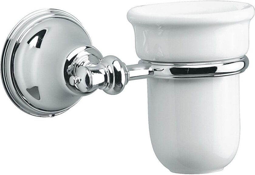 Tradition Tannglass Krom/hvit Krom