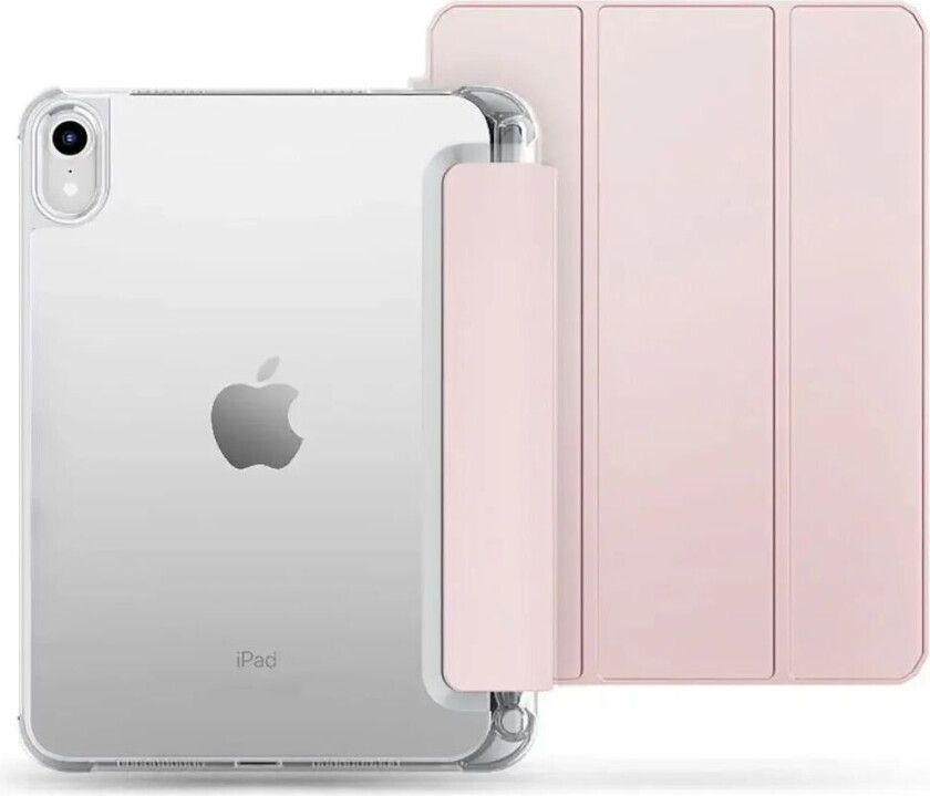 Tech-Protect iPad 10.9" (2022) Tech-Protect SC Hybrid Tri-fold Deksel - Rosa / Gjennomsiktig
