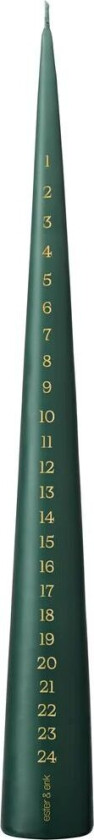 ester & erik kalenderlys 37 cm 60 noble pine