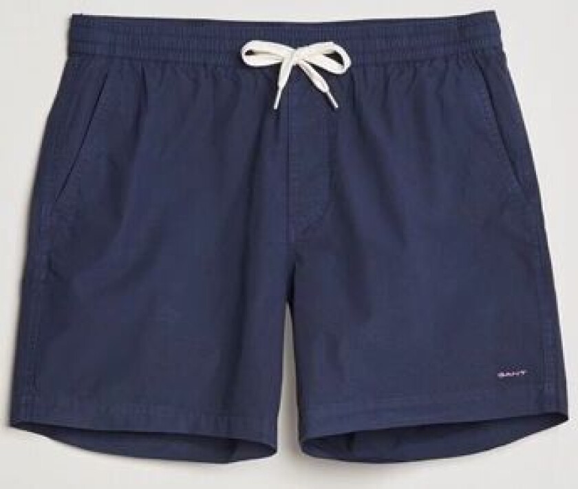 GANT Drawcord Cotton Shorts Marine