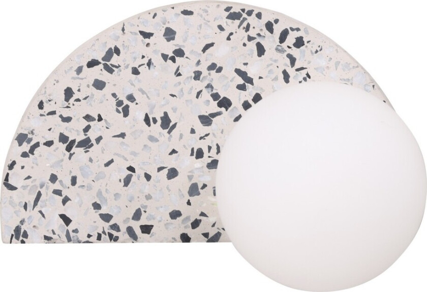 Abbeville belysning vegglampe 20x11x13cm hvit.